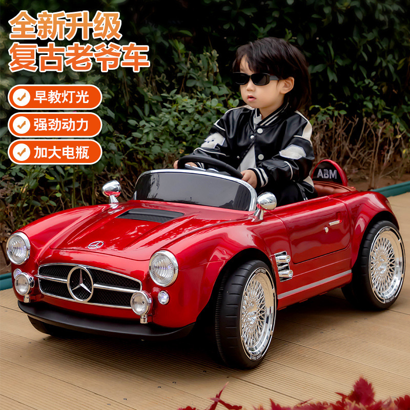 Children's Electric Car, Classic Car Model, Suitable for Boys and Girls, Can Be Ridden and Remote-Controlled, High-End Oversized Toy Car Children's Electric Car, Classic Car Model, Suitable for Boys and Girls, Can Be Ridden and Remote-Controlled, High-End Oversized Toy Car