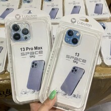 太空透明壳适用苹果14手机壳iphone15promax全包气囊13防摔简约