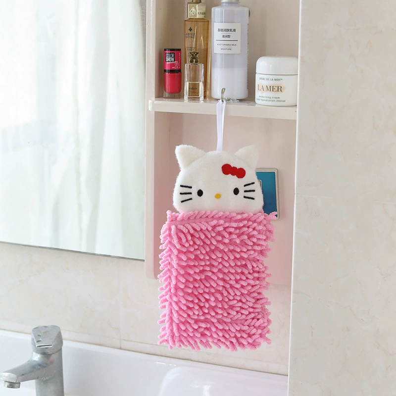 Мультяшная симпатичная собачка Cuolomi Yumani Meladiti Snowy кухонное полотенце для впитывания воды, может висеть на руке как шарф