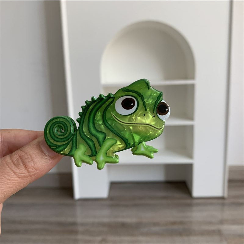 35g Weight Hair Claws Hair Accessories Type 1 Piece Quantity Holiday, Party Occasion Arylic Material Dinosaur Pattern Women's Gender Cute Style Cute Little Dinosaur Acrylic Small Jaw Clip Cute Personality Sweet Niche Hair Claw Hairpin Hair Ornaments New 13