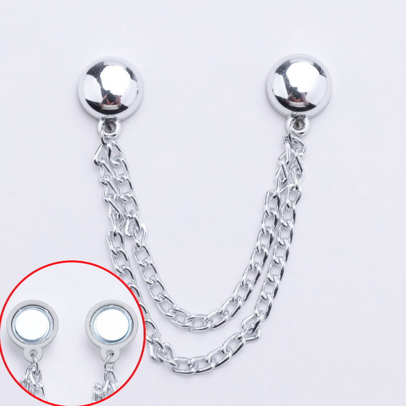 チェーンの磁気はズボンの足を引きずることを防ぎます。金属の磁気は袖口を固定します。