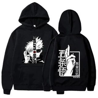 【跨境欧码】Anime Sweatshirt Cool Gojo Satoru Men Fashion