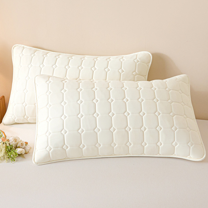 Funda de almohada anti-aceite para la cabeza 48X74 Funda de almohada anti-saliva y sucia Un par de funda de revestimiento de núcleo de almohada capa de aislamiento anti-sudor