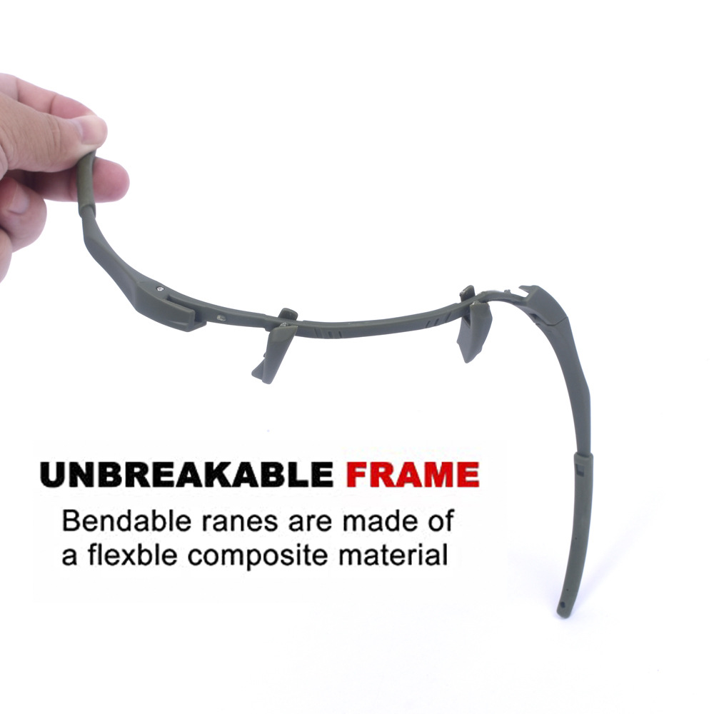 511CS Military Enthusiast Tactical Goggles Anti-Impact Outdoor Special Forces Shooting Training Protective Eye Gear Bulletproof Set