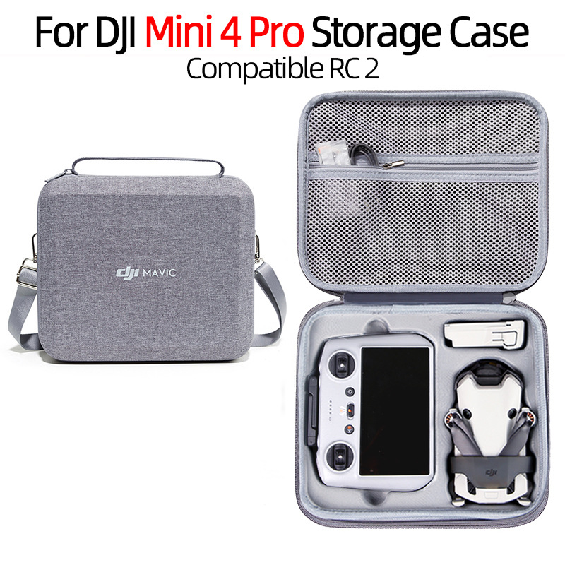 Aplicable a DJI mini 4 pro bolsa de almacenamiento DJI mini 4 bolsa de almacenamiento de drones con pantalla bolsa portátil