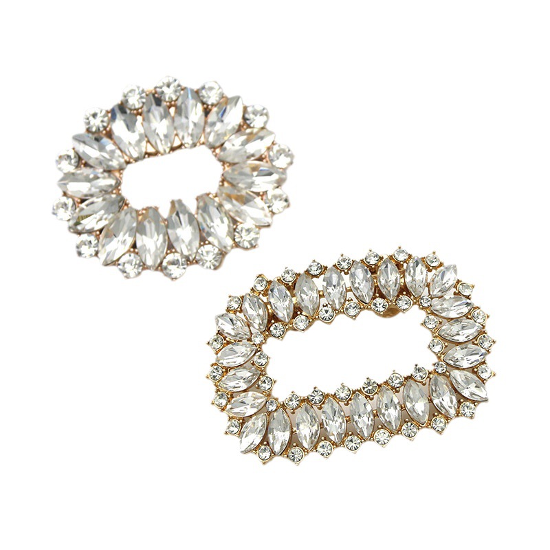 Material del zapato joyería decoración del dedo del pie hebilla del zapato de diamantes de imitación zapato extraíble flor hebilla zapatos de cristal flor delantera zapatos de tacón alto Accesorios