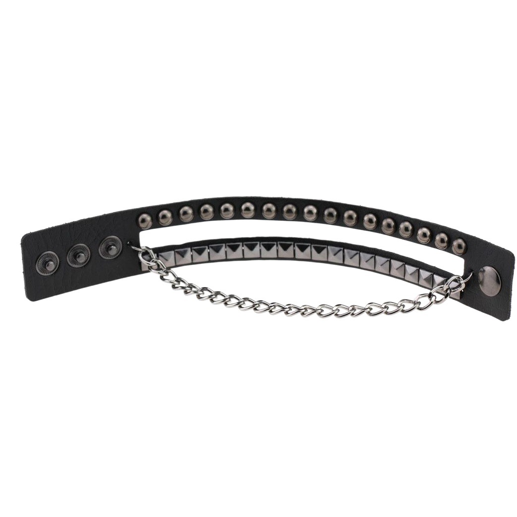 Factory wholesale European and American fashion bracelet AliExpress Best Selling square rivet bracelet non-mainstream iron chain multi-layer bracelet