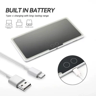 Makeup Mirror High-definition Ultra-thin Beauty | Sun visor rearview mirror