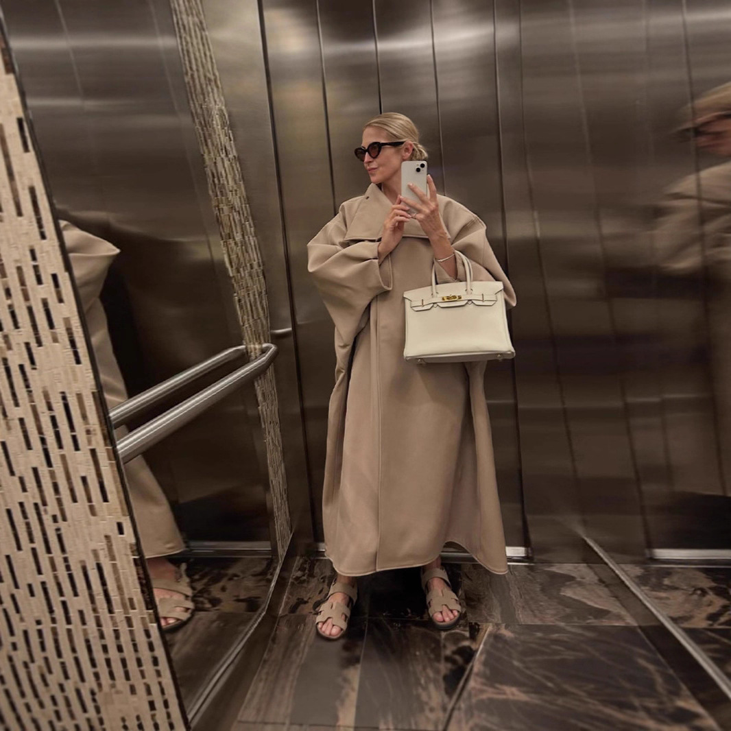 2025 Autumn New Simple Lazy Style Korean Mid-Length Stand Collar Trench Coat Casual Jacket Women's Long Sleeve