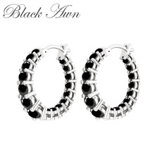 简约百搭圆圈款耳扣 欧美爆款耳环 镀铜 批发 小众时尚锆石耳饰女