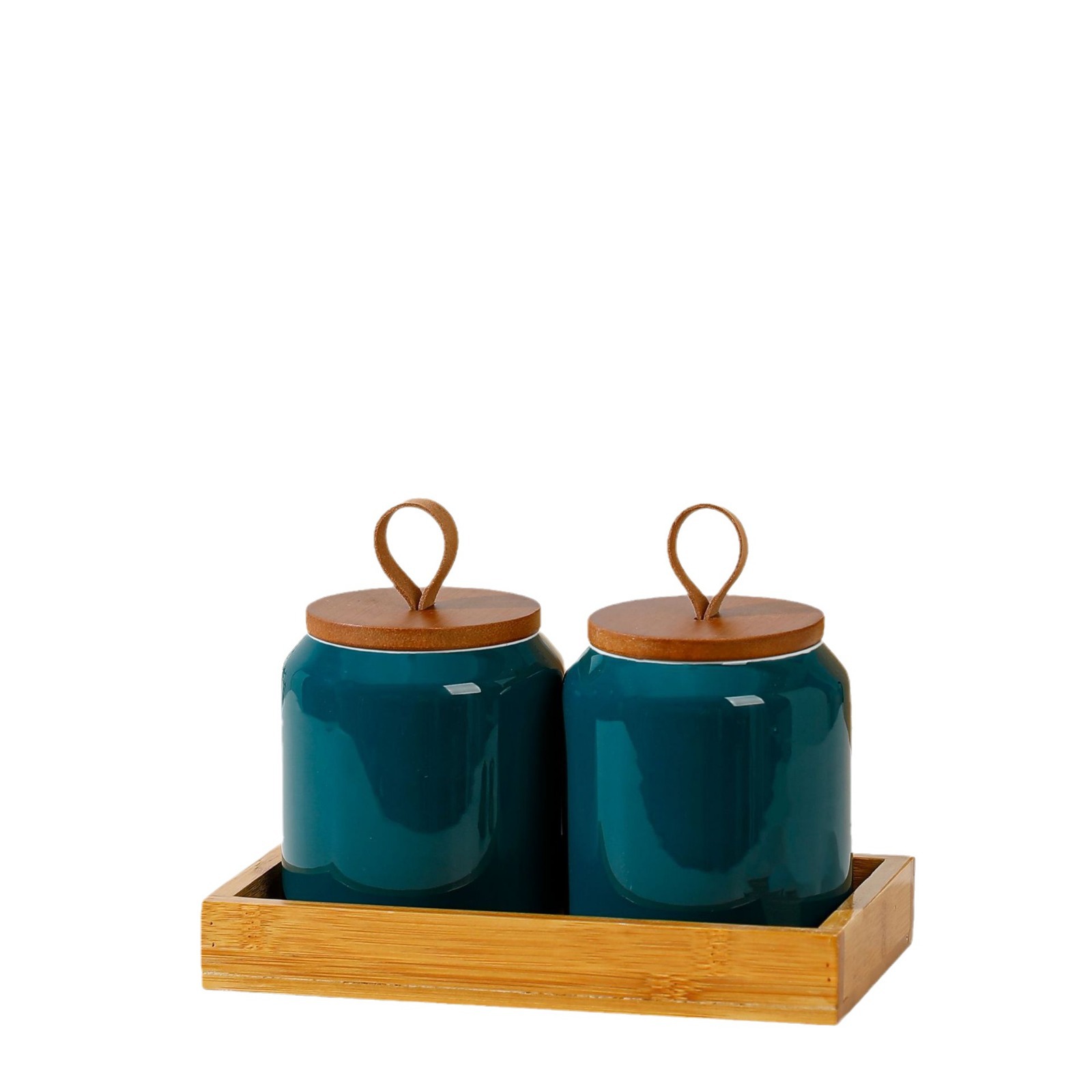 Cerámica de estilo nórdico simple condimento frasco de cocina ligera de lujo acompañante regalo botella de sabor comercio exterior sal MSG utensilios de alto valor nominal