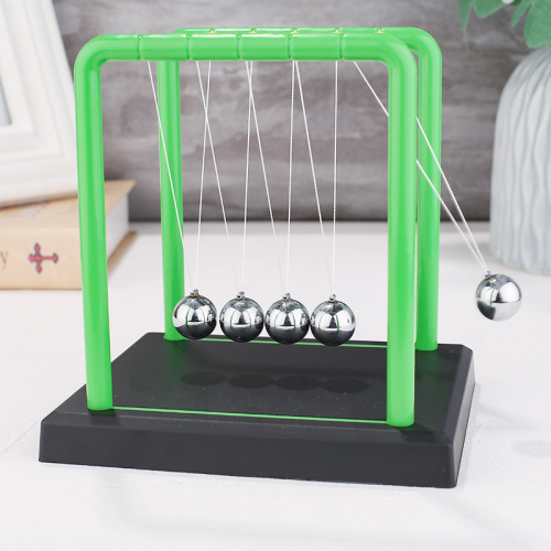 Cross-border Amazon colorful square Newton pendulum collision ball creative home decoration ornaments office desk gifts