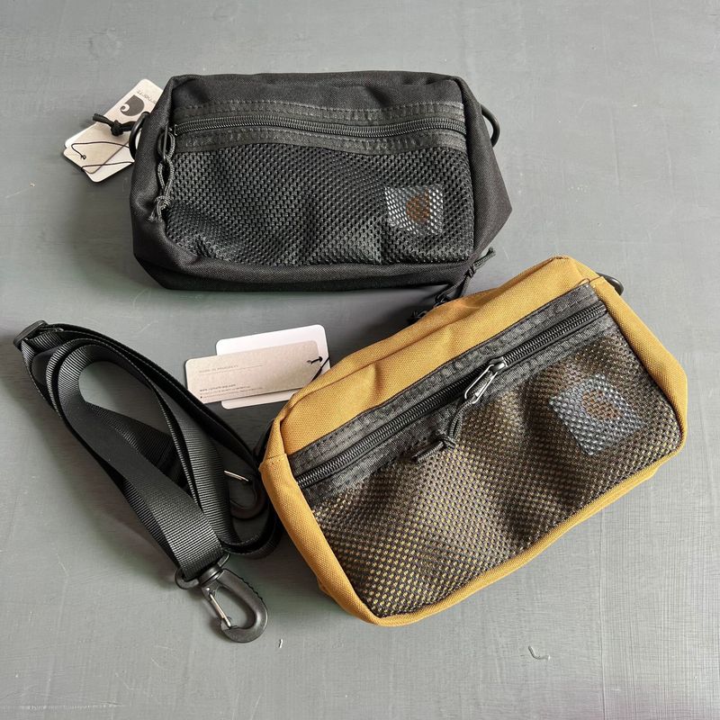 Carhartt Cross-Body Bag for Men and Women, Solid Color Sports and Leisure Shoulder Crossbody Bag for Men and Women, Mesh Carhartt Cross-Body Bag for Men and Women, Solid Color Sports and Leisure Shoulder Crossbody Bag for Men and Women, Mesh