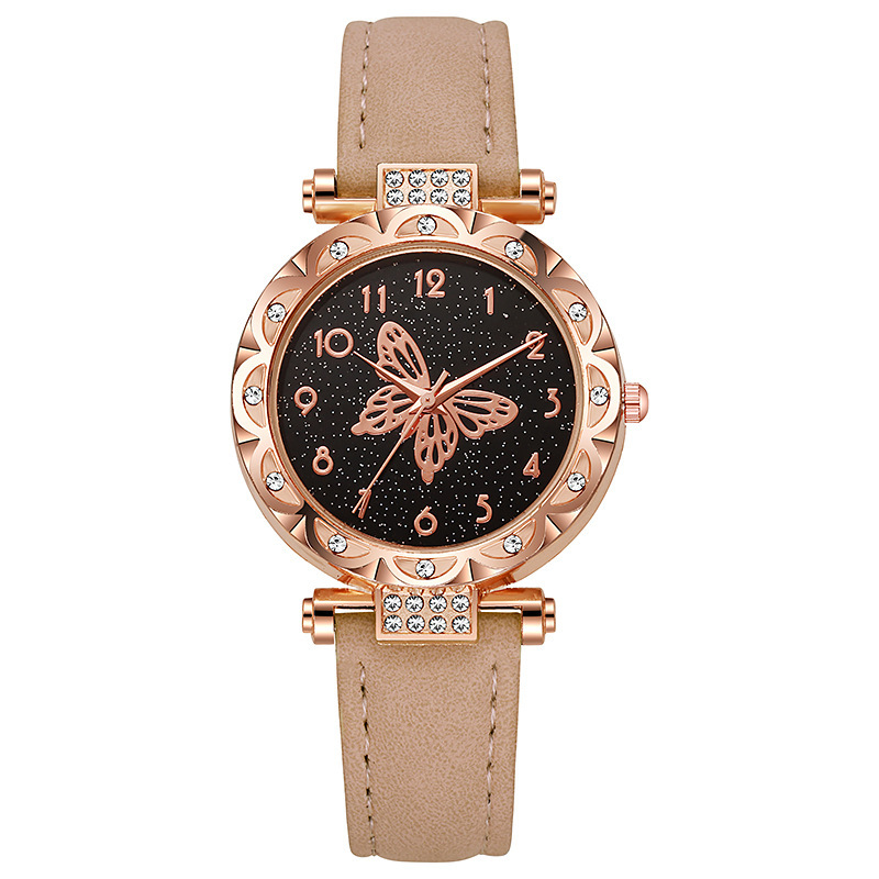 Comercio exterior transfronterizo nuevo reloj de moda moda femenina simple mariposa reloj de cuarzo al por mayor reloj de venta directa
