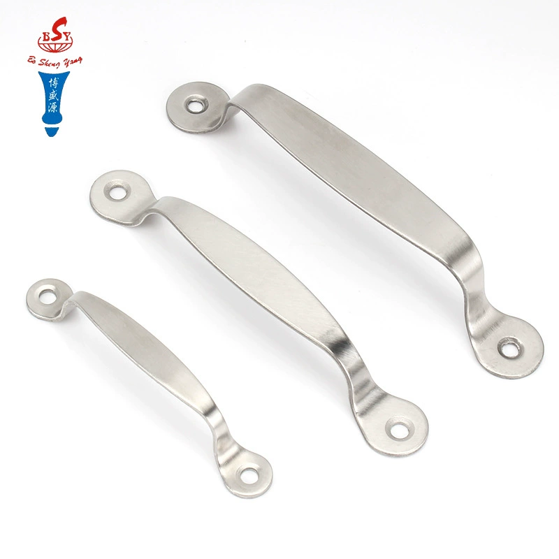 Утолщенная ручка из нержавеющей стали Открытая твердая ручка Ручка с круглой головкой Деревянная дверная ручка Ящик шкафа Разделочная доска Маленькая ручка