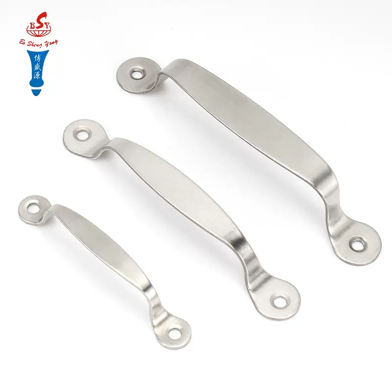 加厚不锈钢拉手明装实心圆头木门把手抽屉橱柜菜板小门柜厨柜提手