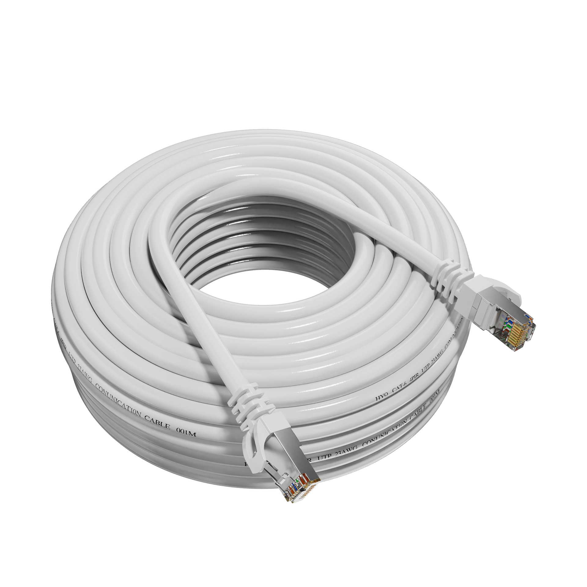Category 6 White (Copper-clad Aluminum)