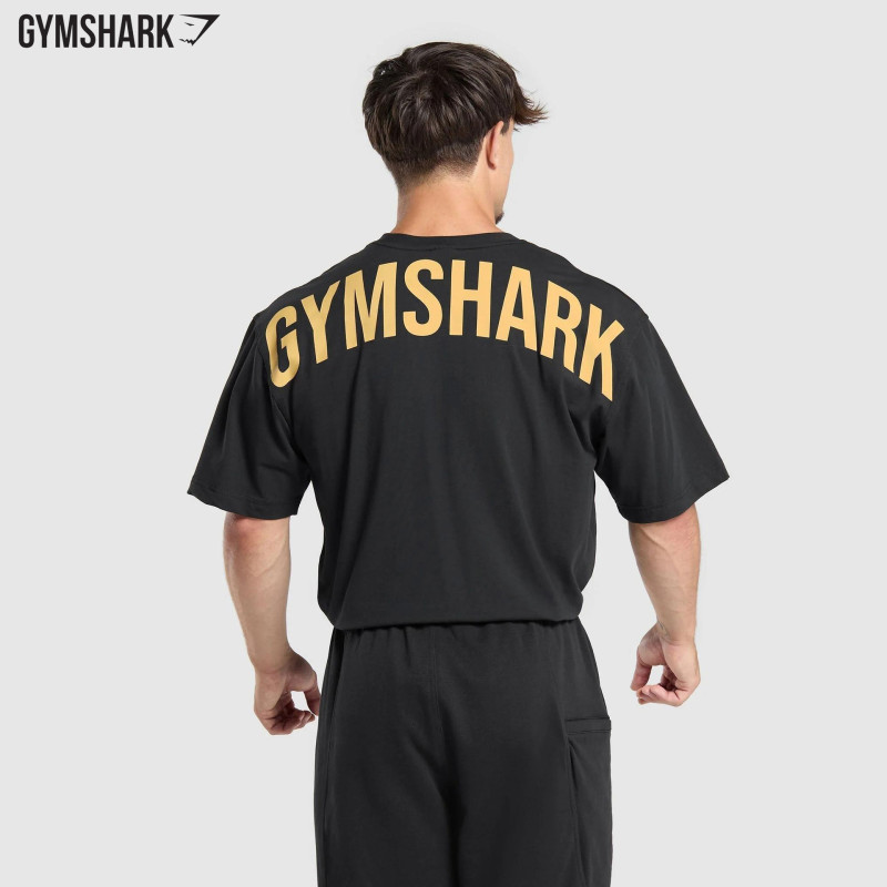 Gymshark Muscle Shark Sports T-Shirt Summer Short-Sleeved Loose and Comfortable Elastic Training Squat Fitness Clothing Gymshark Muscle Shark Sports T-Shirt Summer Short-Sleeved Loose and Comfortable Elastic Training Squat Fitness Clothing