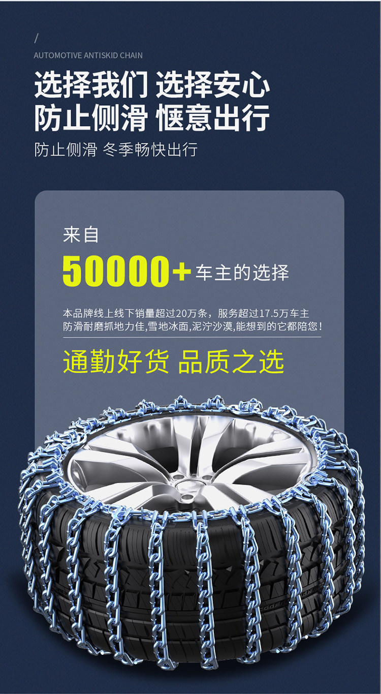 Great Wall Cannon, Fengjun 5, Fengjun 6, Pickup 7, C30, C50, M4, Tank 300 – special car tire chains for snow and ice