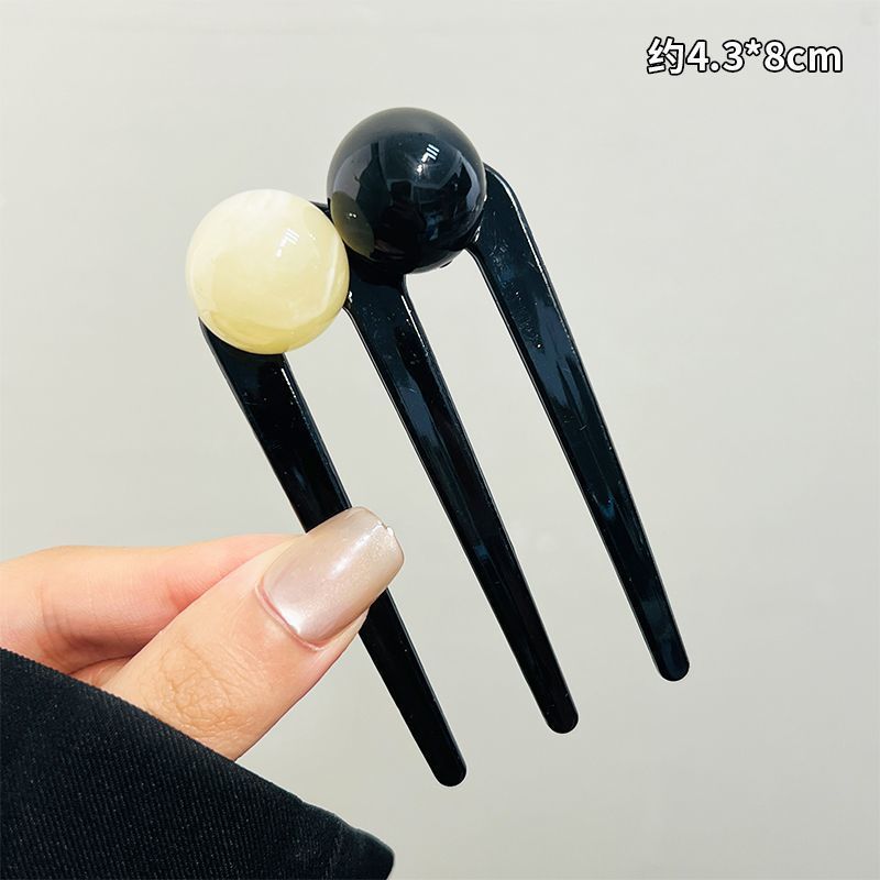 Coreano de alta sensibilidad pinzas de cabello de verano bola de cabello pinzas de cabello de cabello de flores de perlas variadas pinzas de cabello