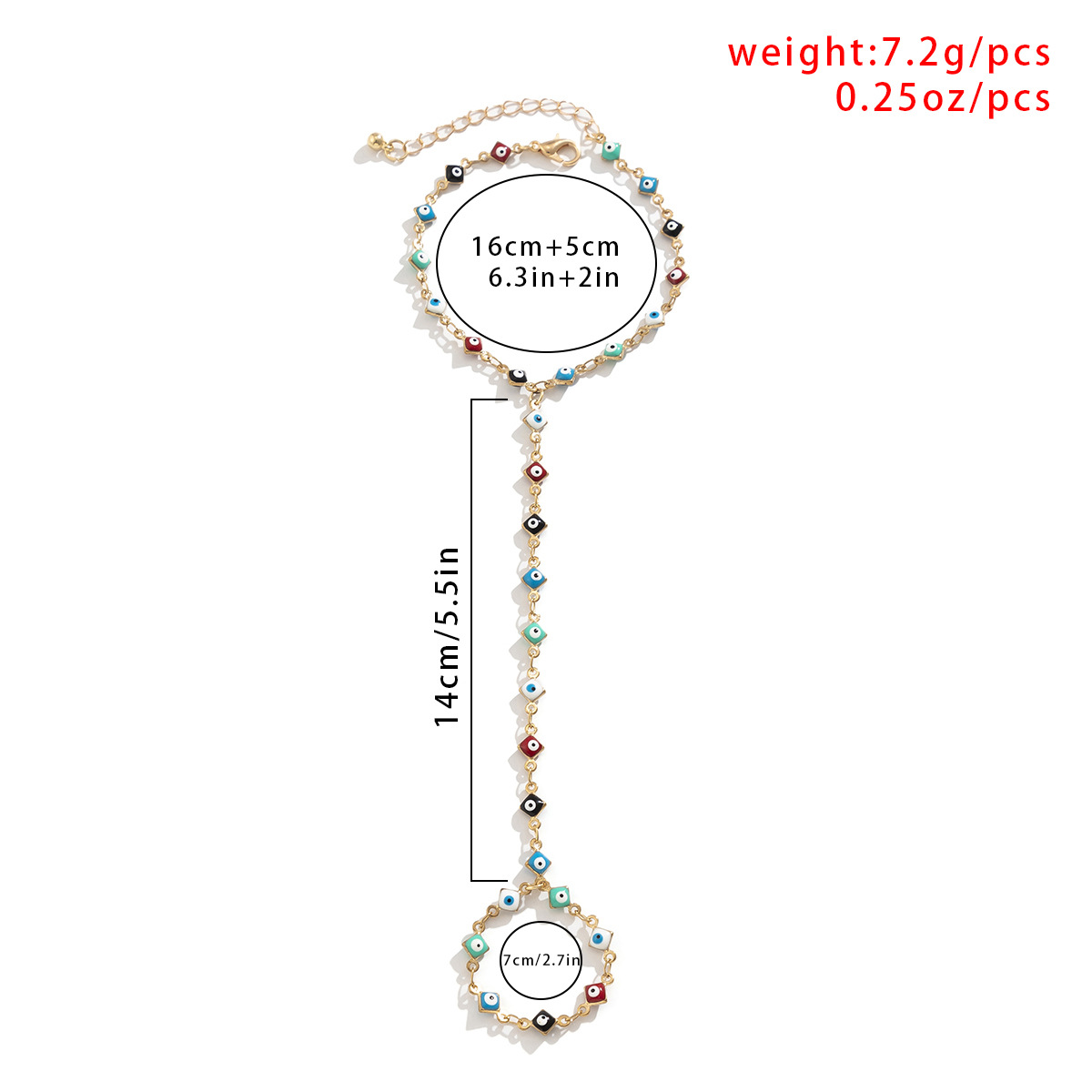 Fashion Geometric Alloy Plating Bracelets