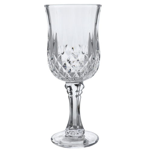 Household European glass diamond red wine glass set household whiskey goblet foreign wine glass wine cup