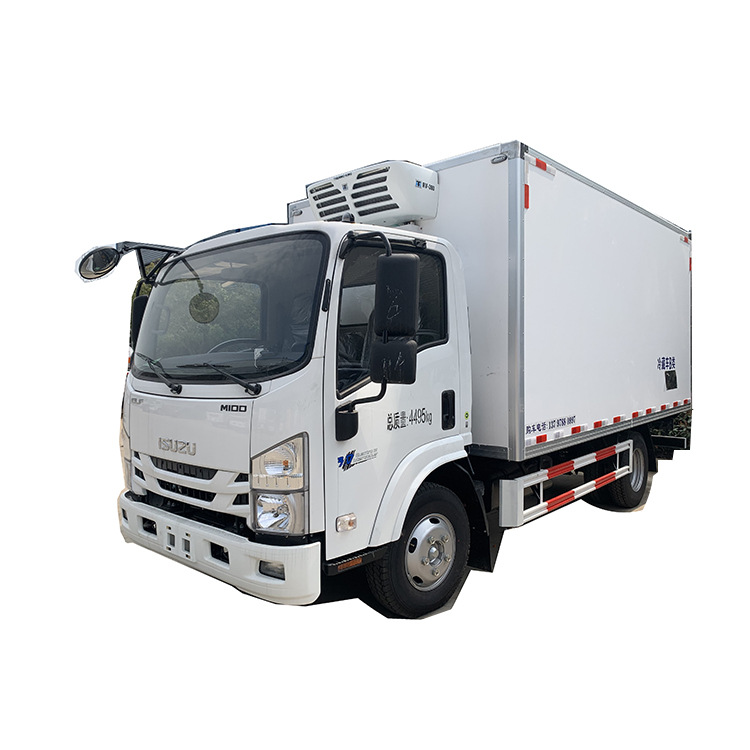 新款M100庆铃牌冷藏车 蓝牌4米2冷冻食品车 小龙虾虾苗保温货车