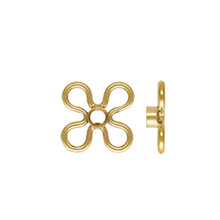 ����14k������ʯ������Ҷ���տ�Ȧ����Ȧ�������ӿ�diy���