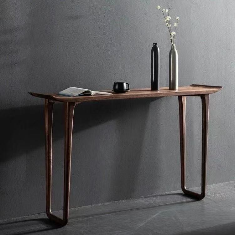 New Chinese Style Solid Wood Console Table, Zen Offering Table, Console Cabinet. Long Table for Entryway, Living Room, Hotel Display Table