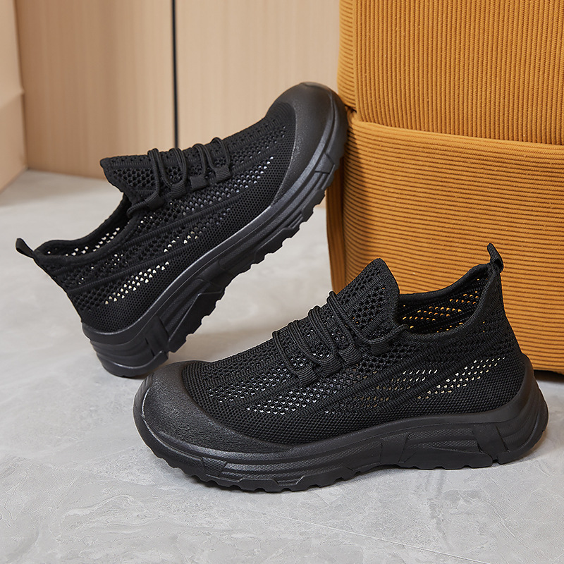 Zapatos de mujer todo-fósforo verano nuevo estilo malla transpirable zapatos casuales zapatos deportivos al por mayor transfronterizos zapatos de madre de un pie