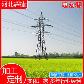 电力铁塔高压电力输送塔单双回路输电线路塔电力架线塔电力角钢塔