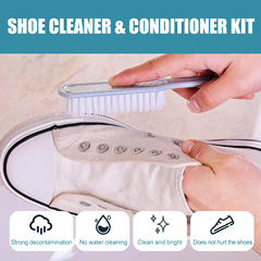 Jue-Fish Shoe Cleaning and Repair Set, White Shoe Cleaner for Yellow Edge Stains, Brightening Portable Whitener