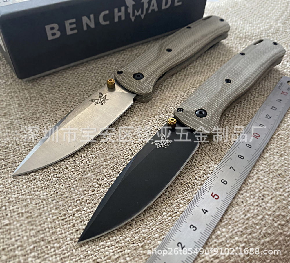 亚麻柄S30V钢benchmade 535折刀户外野营折叠刀现货EDC工具厂家