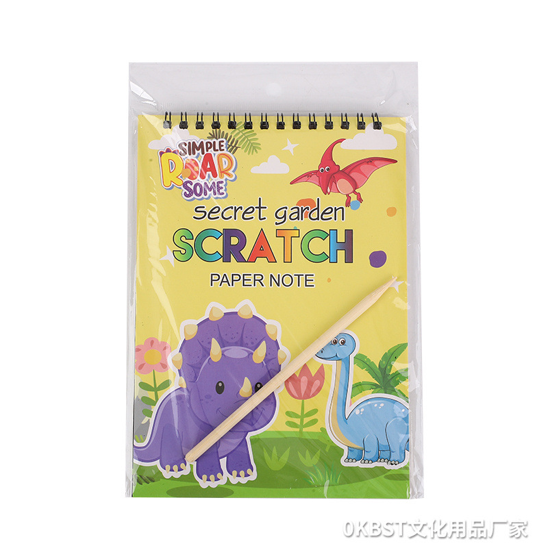 Scratch Paper niños colorido graffiti nuevo en línea Celebrity kindergarten hecho a mano DIY creativo 14x20 Scratch book