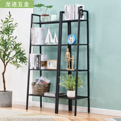 フロアバルコニー収納ラック家庭用4層リビングルーム収納ラックシンプルなバルコニー台形フラワーラックメーカーラック