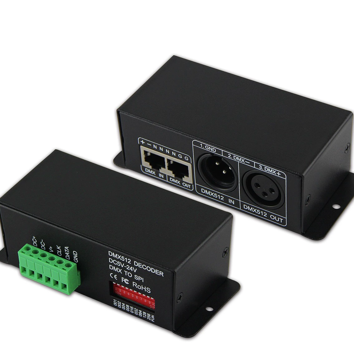 LED контроллер, DMX512 декодер, полноцветный контроллер P9813 декодер
