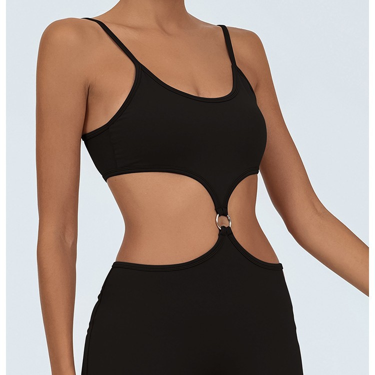 Yoga de mujer con cojín de pecho chaleco desnudo desmontable arriba y abajo pantalones deportivos de fitness de dos piezas