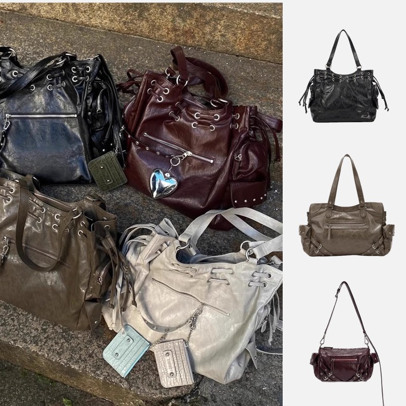 South Korea designer deinet nail machine car bag rock POCKET fashion sweet cool hot girl shoulder bag trendy women South Korea designer deinet nail machine car bag rock POCKET fashion sweet cool hot girl shoulder bag trendy women