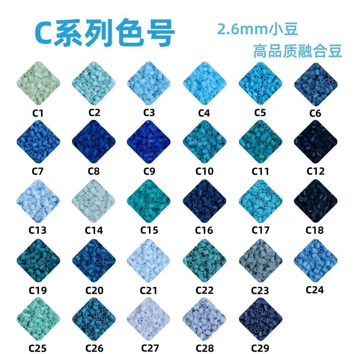 [c series color number] / Total number of shots available, please note color number