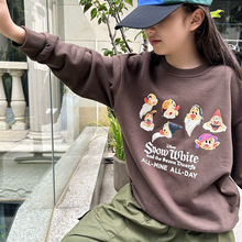 25aw 男女童可爱小矮人印花卫衣 儿童秋冬童趣印花纯棉毛圈卫衣