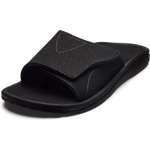 Olu Popular High-Quality Men's High Arch Slippers for Outdoor Use, Eva Beach Sandals, Manufacturer for Amazon Cross-Border Sales