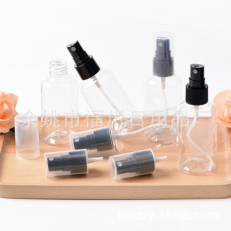 PET分装瓶75ml圆肩全罩喷雾瓶爽肤水分装瓶酒精消毒液瓶香水瓶
