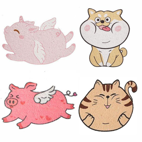 Wood pulp cotton dishwashing cloth, non-stick oil, kitchen dishwashing sponge, absorbs water and becomes larger, dishwashing rag, pot brushing artifact