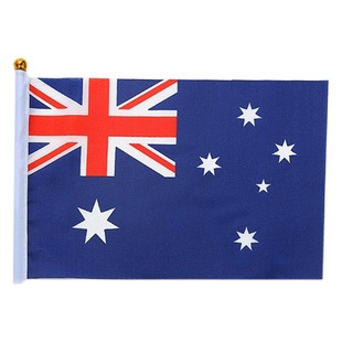 Supply cross-border 8 14*21 U.S. hand flag small red flag world small flag wholesale