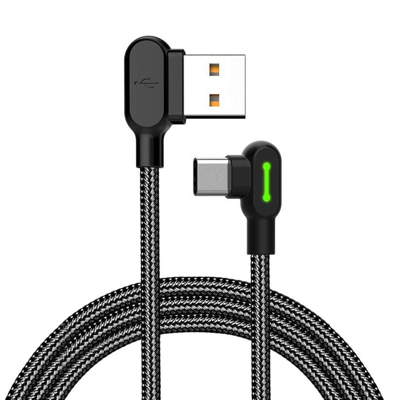 Maiduo MCDODO doble codo con cable de datos ligero 90 grados de ángulo recto aplicable a Huawei tipo-c juego cable de carga rápida