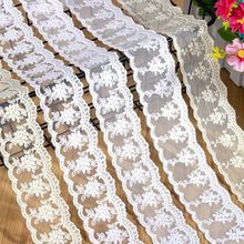 天缘刺绣花边宽4.5cm网纱绣花童装女装宠物服饰发夹发饰发圈配料