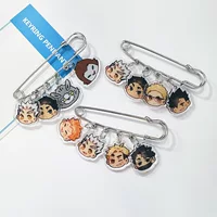 Q версия волейбольной молодежной мультипликационной брошки Xiangyang тянет мужчину Xiyangxi аниме акриловой подвески оптом