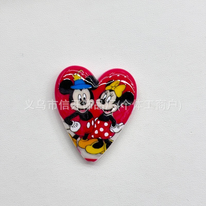 通孔米奇mickey系列卡通异形串珠笔手机链diy手工饰品挂件材料|undefined