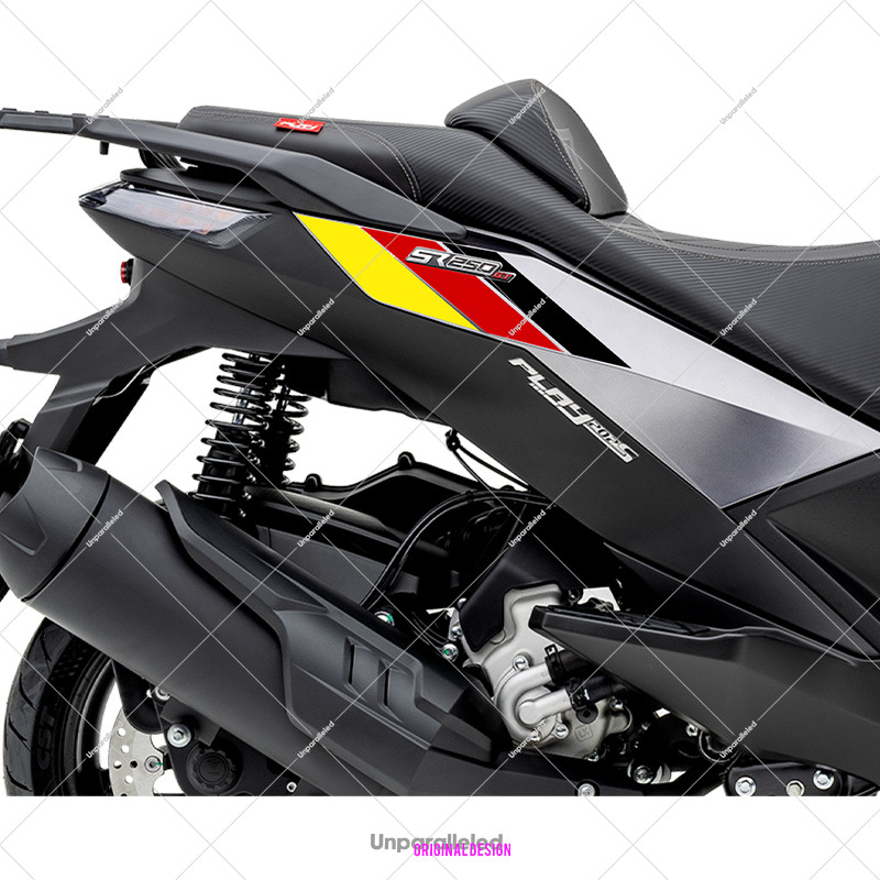 Adecuado para 25 Promise SR250GT Carrocería Impresión Decoración impermeable Pegatina Pegatina Modificación Accesorios