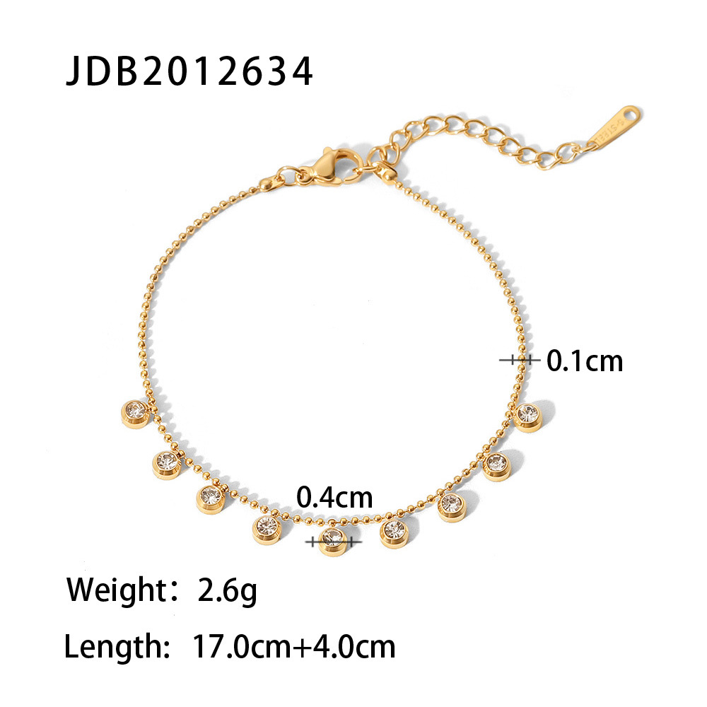 Fashion Geometric Stainless Steel Necklace Plating Stainless Steel Necklaces